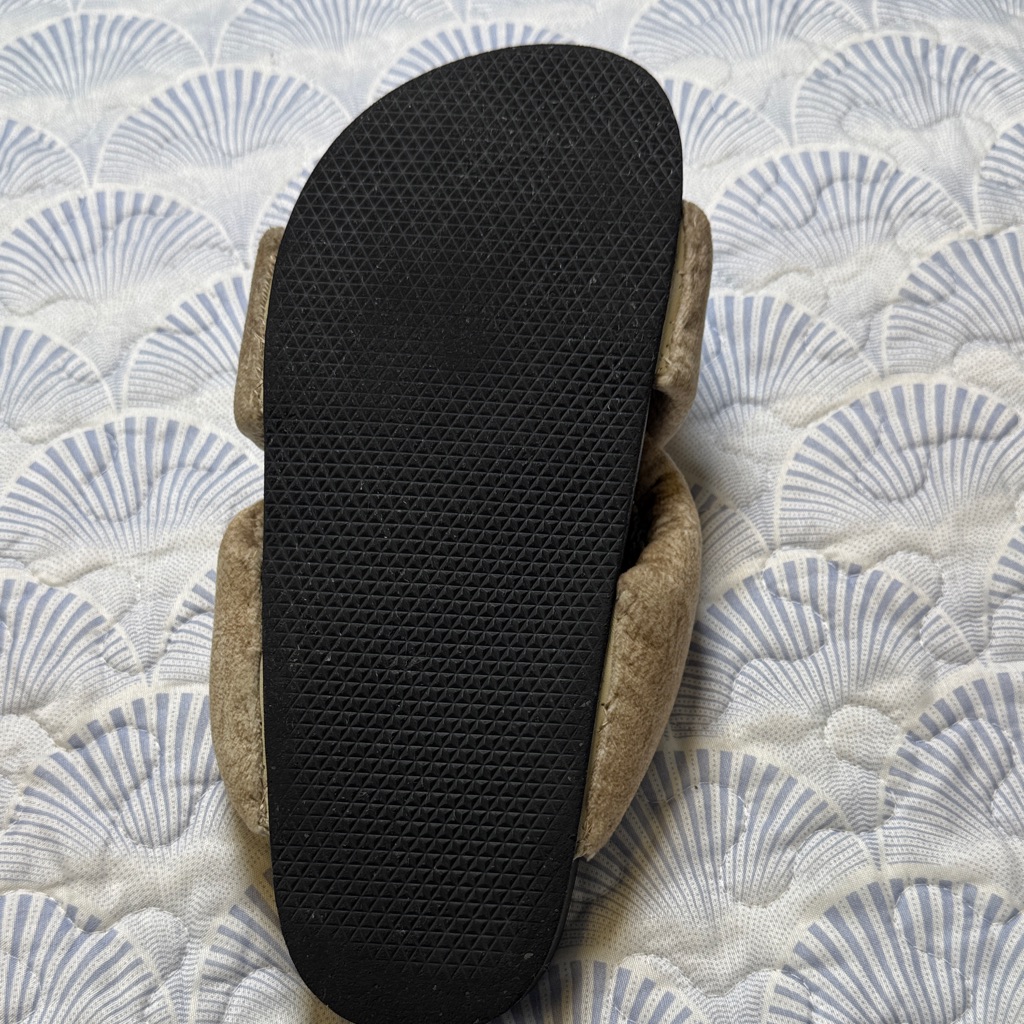 Bali Tailor All Leather Twisted Slide Sandals Suede Feel Narrow Fit 7.5-8 — image 7 of 8